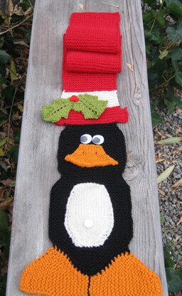 Celebrate the Season with Pengy, Scarf