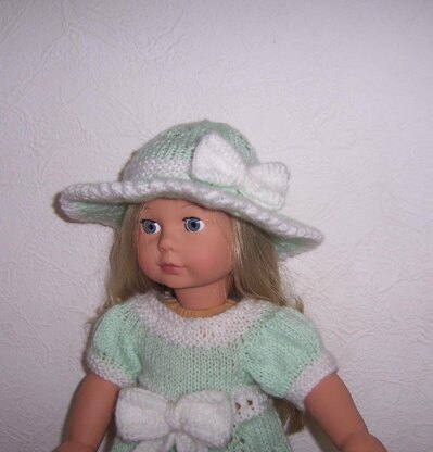 Mint Dress and Hat