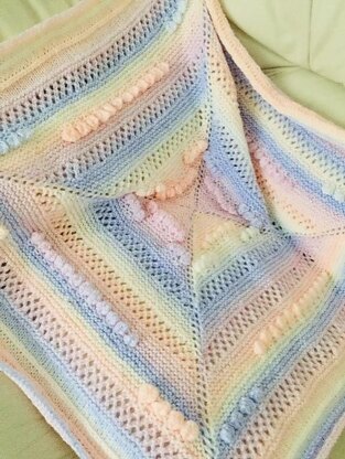 Honeysuckle baby blanket