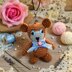 Crochet Bear Keychain Pdf + Video Tutorial