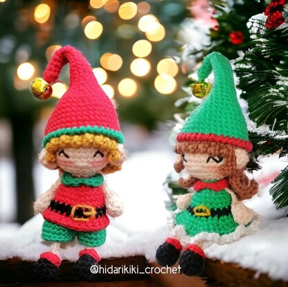 Christmas elves amigurumi