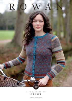 Eliot Cardigan & Scarf in Rowan Felted Tweed - Downloadable PDF