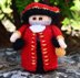Victorian Town Crier Doll Knitting Pattern - Toy Knitting Pattern
