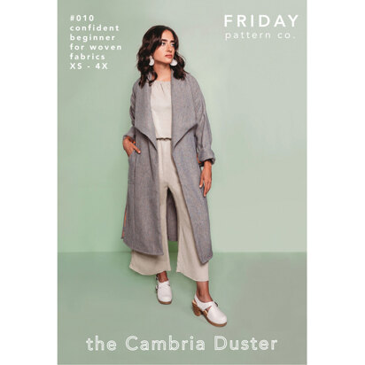 Friday Pattern Company Cambria Duster Pattern FPC-CD010 - Sewing Pattern