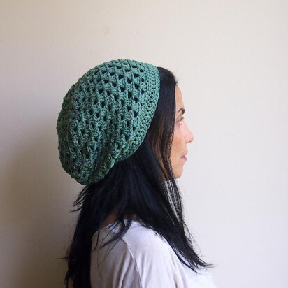 Granny slouchy beret hat