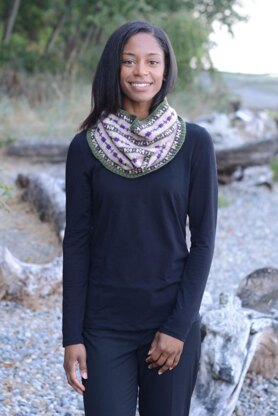 Fair Isle Snood in Cascade Yarns 220 Superwash Merino - W733 - Downloadable PDF