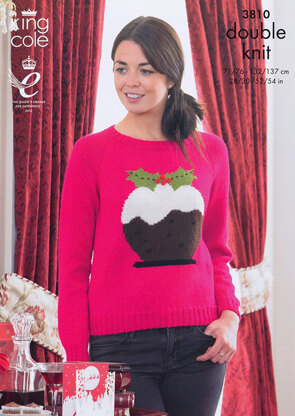 Sweaters In King Cole Glitz DK and Big Value DK - 3810