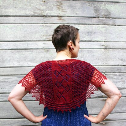 Meandering Pathway Shawl