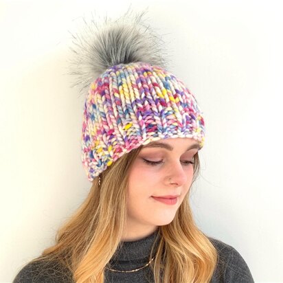 “Joy” Pompom Hat