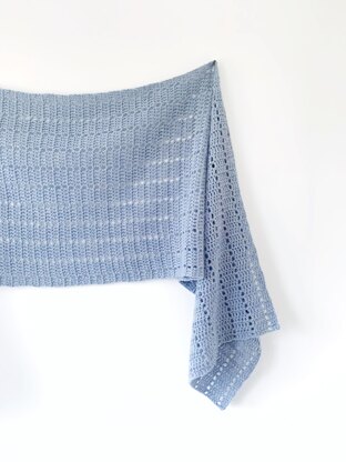 Clearwater Sideways Shawl