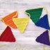 Cheerful Rainbow Bunting Banner