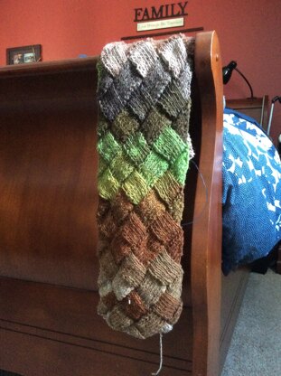 Entrelac Scarf