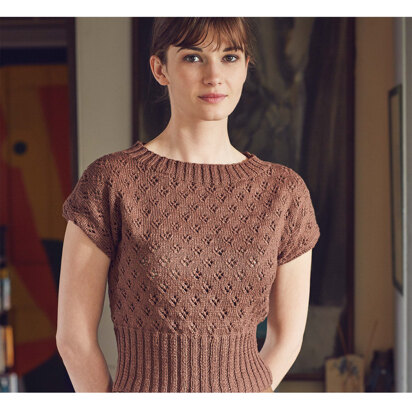 Tastu Top in Rowan Softyak DK - Downloadable PDF