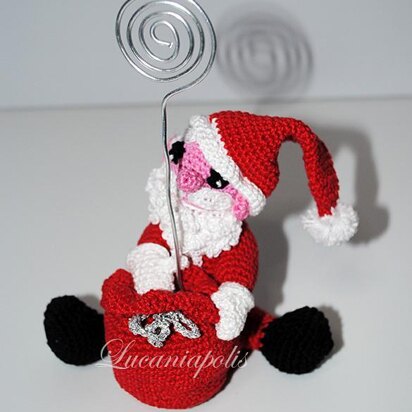 Amigurumi Santa Claus with bag pattern