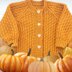 Jennifer Baby Cardigan 16" to 20" chest size. Approx 0-9mths
