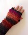 January sunset fingerless gloves