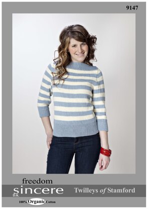 Boat Neck Sweater in Twilleys Freedom Sincere - 9147