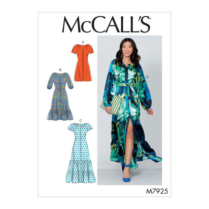 McCall's Misses' Dresses M7925 - Sewing Pattern