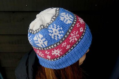 Snowflake Striped Hat