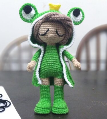 Frog Bae Amigurumi Doll