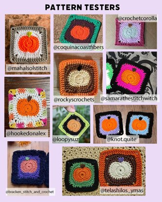 Pumpkin Granny Square