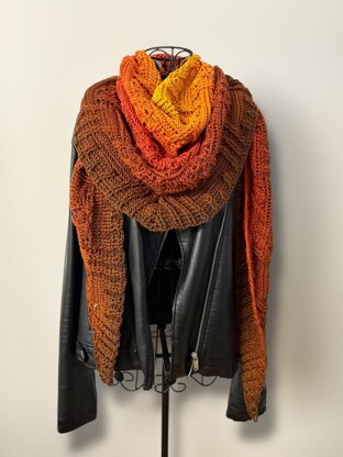 Flat Triangular Scarf "Himera"