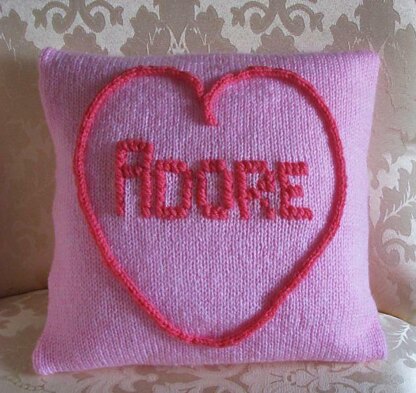 Love Heart Cushions (Kiss & Adore)