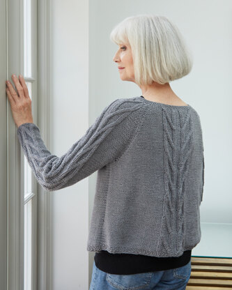 Rebecka Cardigan - Knitting Pattern For Women in MillaMia Naturally Soft Aran