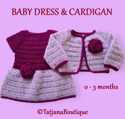 Baby Dress and Bolero Cardigan.