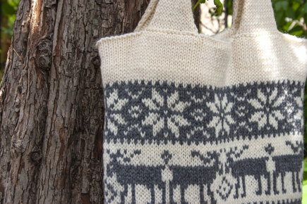 Selbu Deers Tote Bag #5