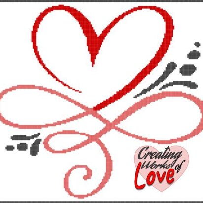 Heart Infinity Stitch Graph