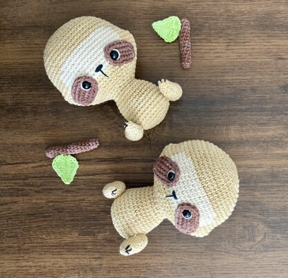 Amigurumi sloth perezoso crochet