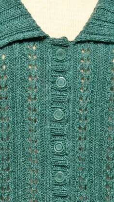 Double Eyelet Cardigan - #176