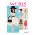 McCall's Retro-Style Clothes and Accessories for 11Â« Doll M7550 - Paper Pattern Size One Size Only