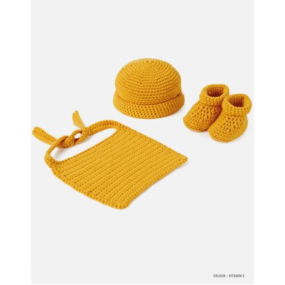 Oh Baby Set in Wool and the Gang Shiny Happy Cotton - Downloadable PDF