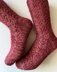 Flowering Quince Socks