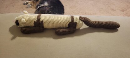 Laying Ferret Amigurumi