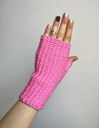 Two-Faced Fingerless Gloves