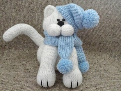 Knit Pattern Cat Animal Patterns Children Toy