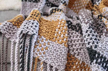 Level Up Blanket Scarf PDF Knitting Pattern — Two of Wands