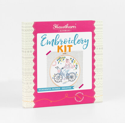Hawthorn Handmade Wonderful Women Breath Embroidery Kit