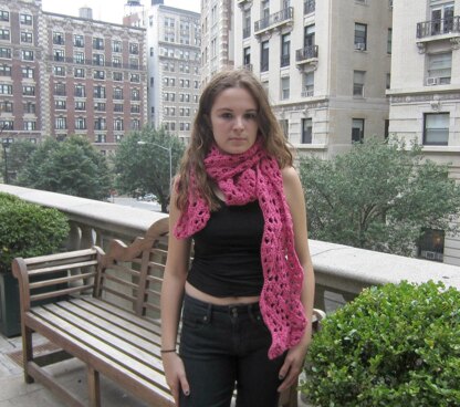 Wide Ripple Scarf