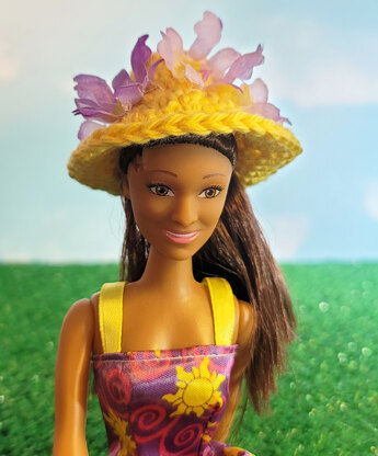 Easter bonnet for fashion dolls