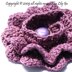 No-Seaming Crocheted Flower