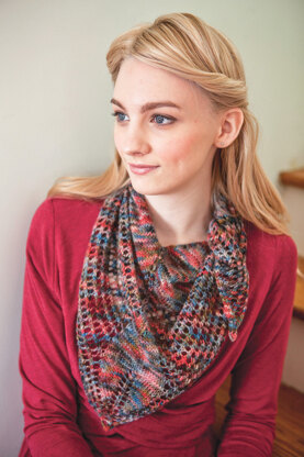 Bleddyn Scarf in Berroco Boboli Lace and Ultra Alpaca Fine - PDF334-2