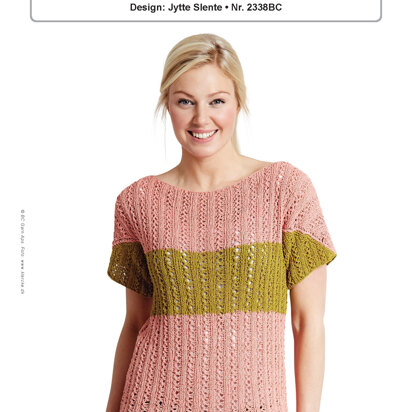Short Sleeve Silk Jumper in BC Garn Soft Silk - 2338BC - Downloadable PDF