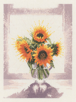 Heritage Glass Vase Counted Cross Stitch Kit