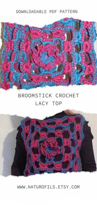 Lacy Top or Sleeveless Sweater