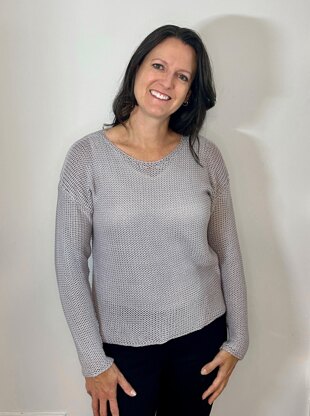 Machine Knit Simple Stitch Sweater