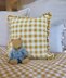 Gingham crochet cushions